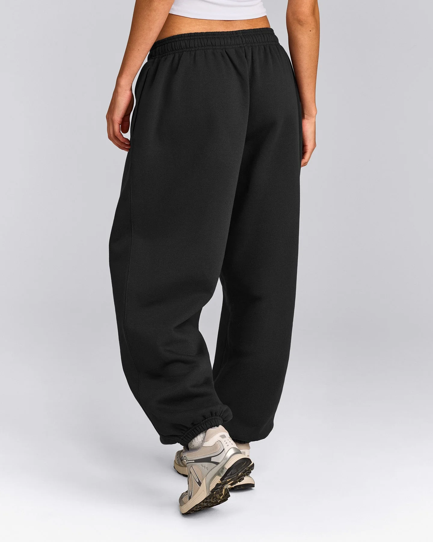 Foundations Cosy Oversized Joggers | Soft Black