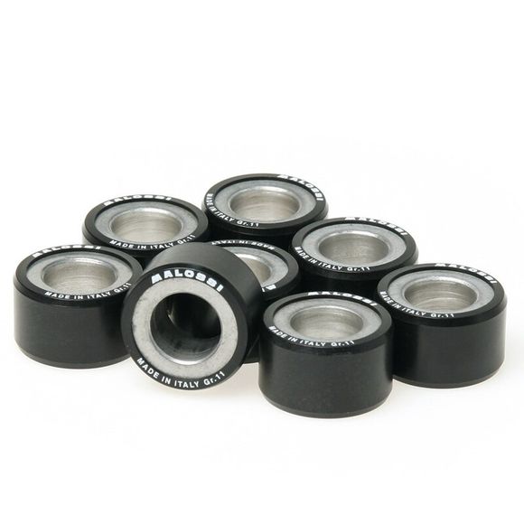 Malossi variator pebbles 25x14.9mm 13gr - 8 universal piecesRef : MAL00342A / 1007901