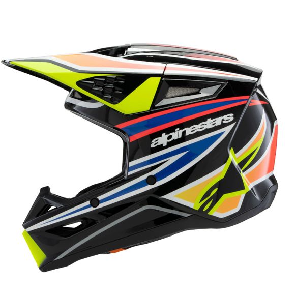 Casque cross Alpinestars SUPERTECH S-M3 - WURX - ENFANT - Noir / JauneRef : AP3395