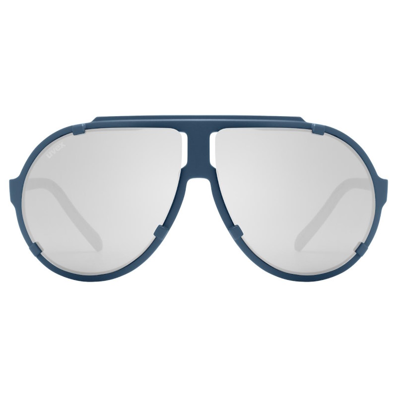 Uvex esntl pina Glasses - blue matt/mirror silver