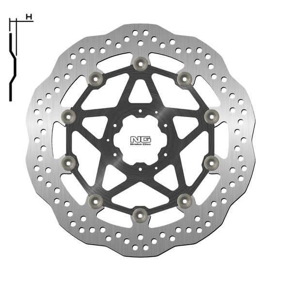 Wave NG floating brake discRef: NGD00538A / 1024749