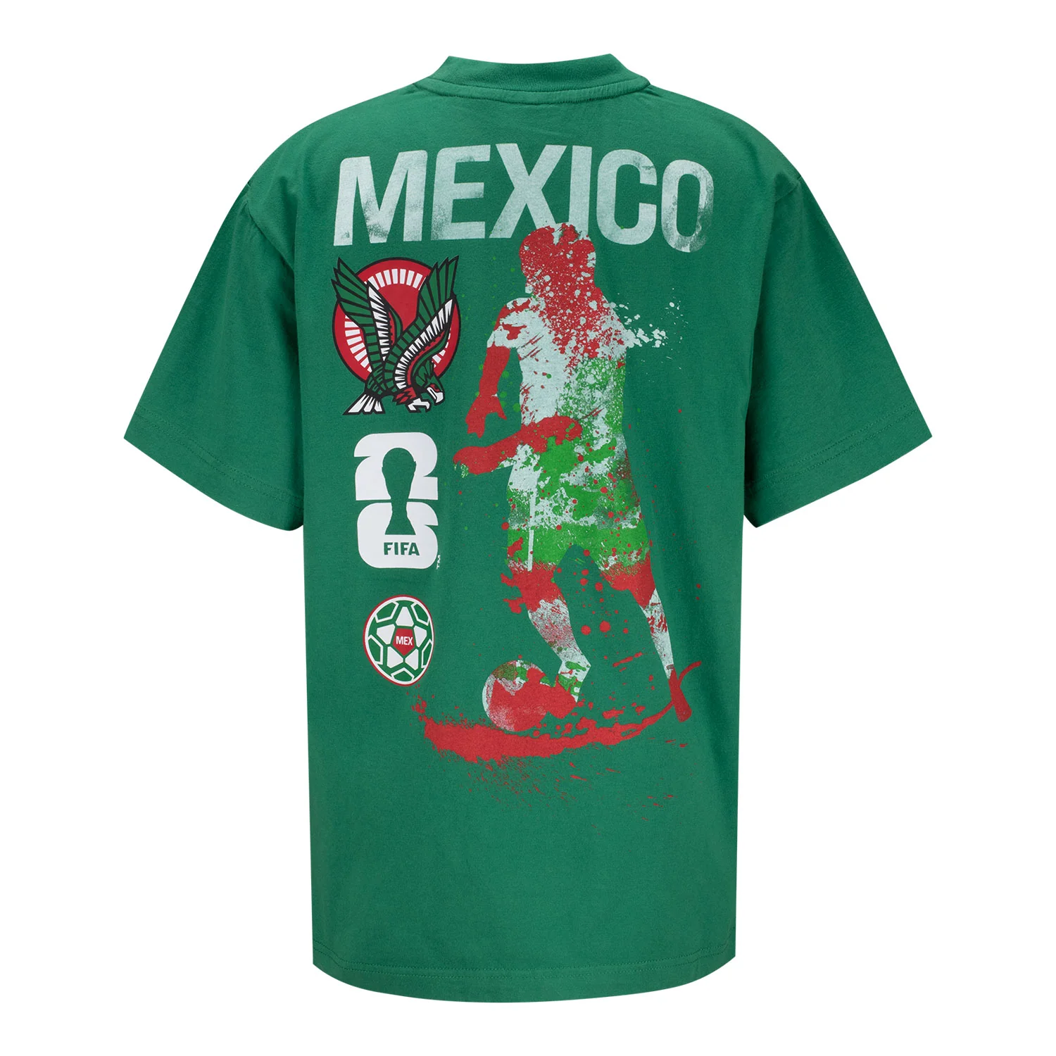 2026 Soccer Fan Collection Mexico Rise and Strike T-Shirt - Youth