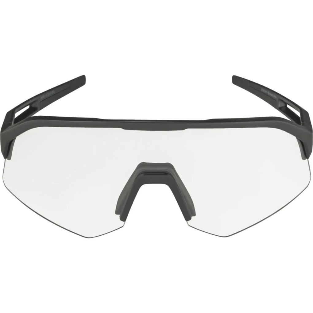 Alpina Sonic HR V Glasses - black matt / Varioflex clear to black