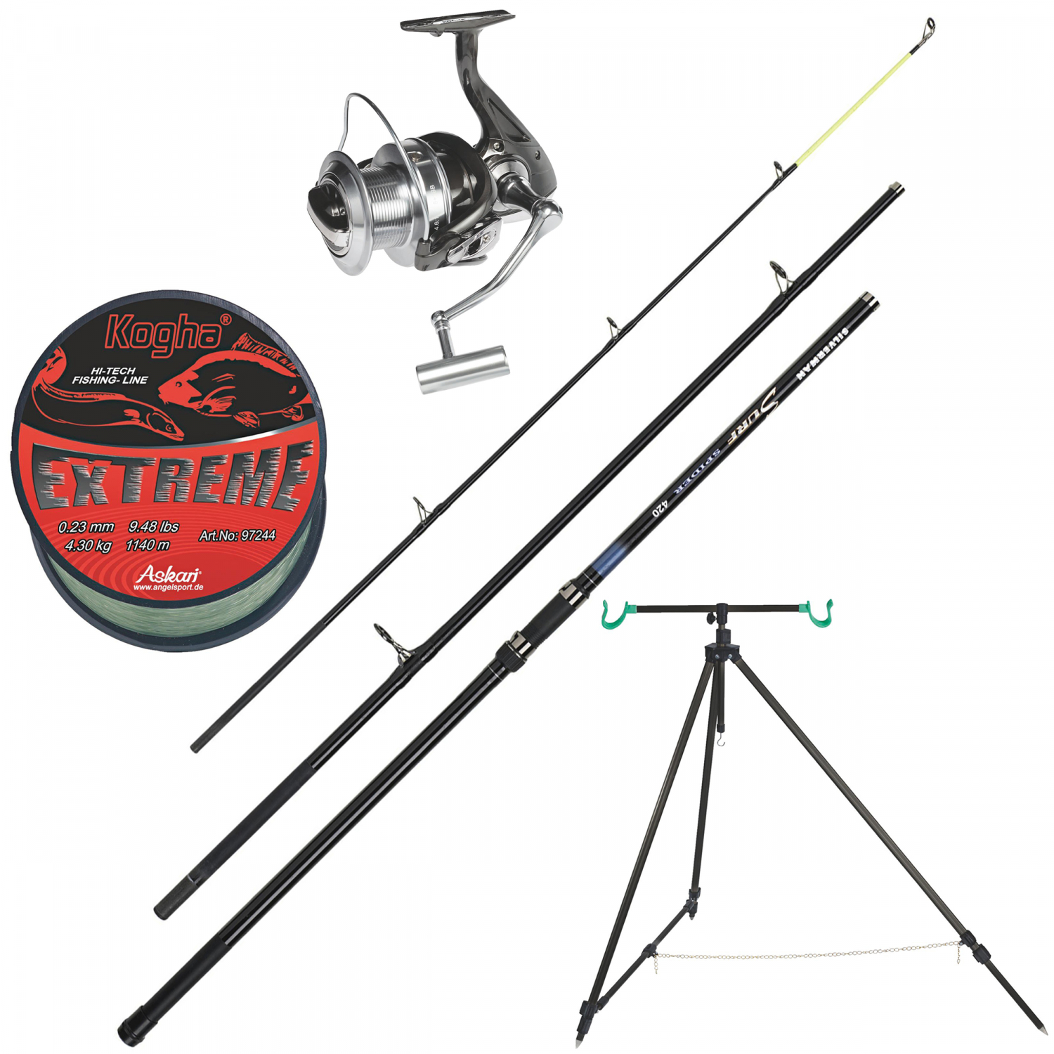 Surf fishing set