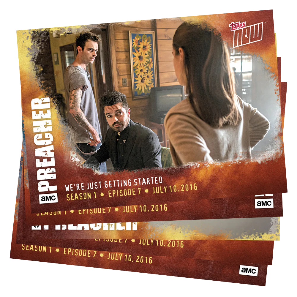 Preacher Season 1: Ep. 7 (5-Card Pack) - Topps NOW - Print Run QTY: 170 Packs