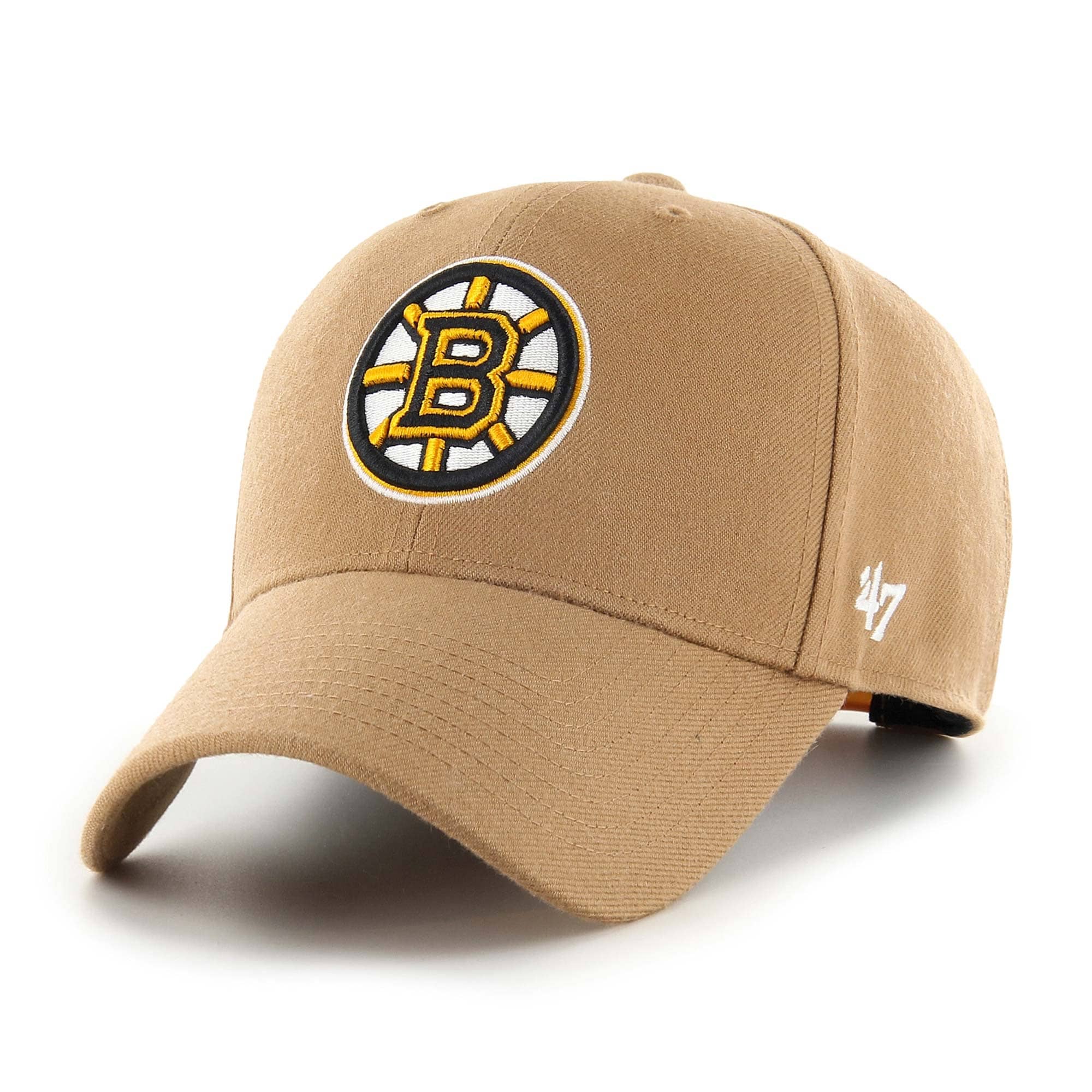 Boston Bruins Camel '47 MVP Snapback NHL Cap Brown