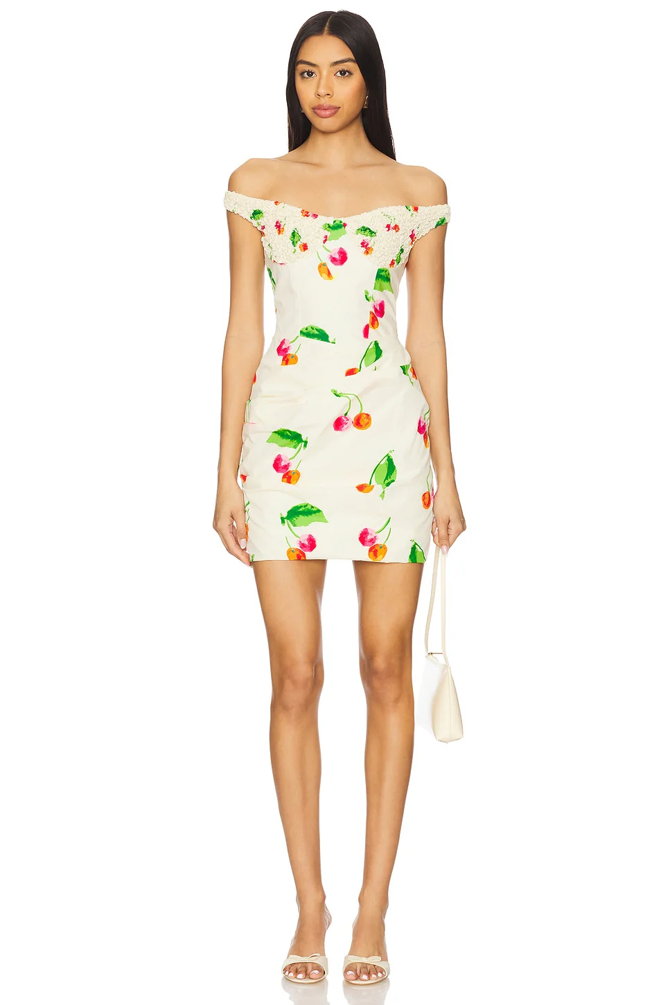 Off Shoulder Pleated Mini Dress