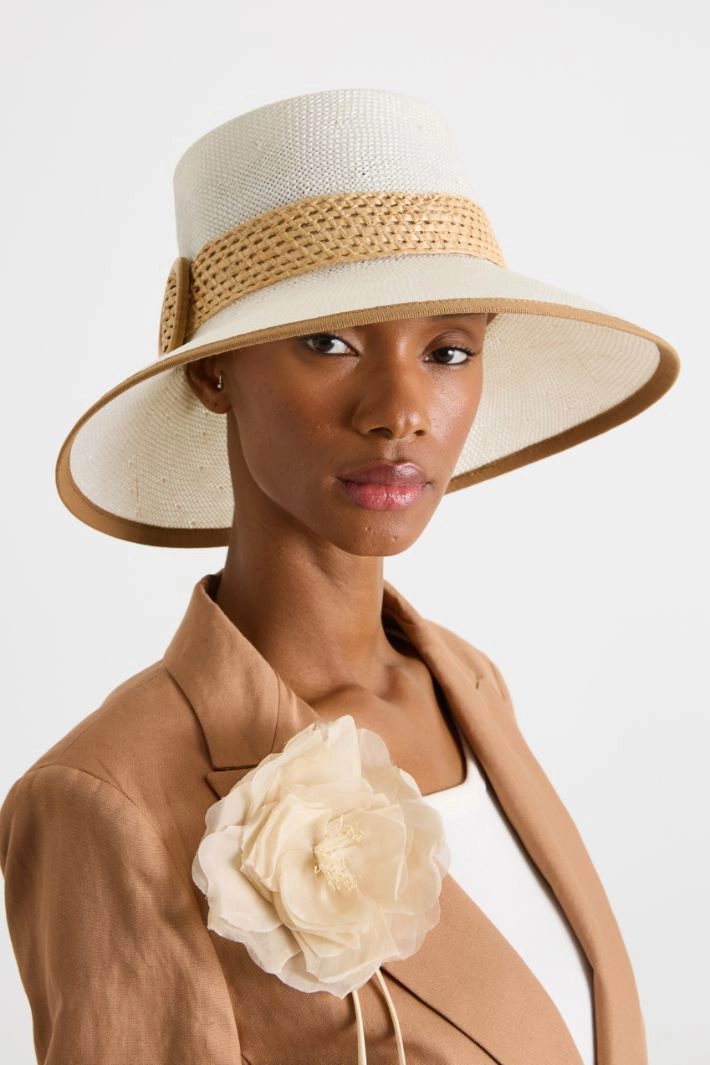 Viscose hat - WHITE
