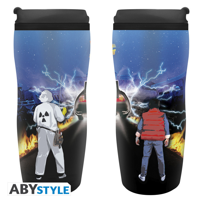 BACK TO THE FUTURE Travel Mug Doc & Marty