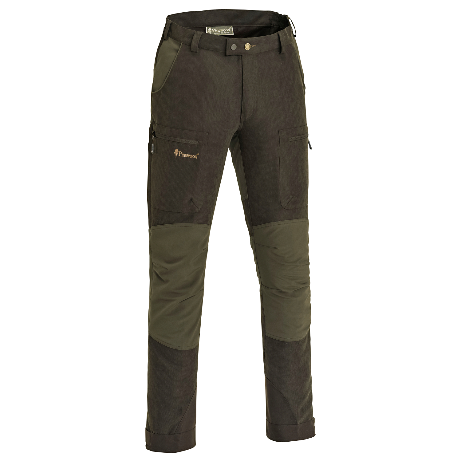 Pinewood Furudal Caribou Hunt Trousers Men (Suede Brown\/D.Olive)