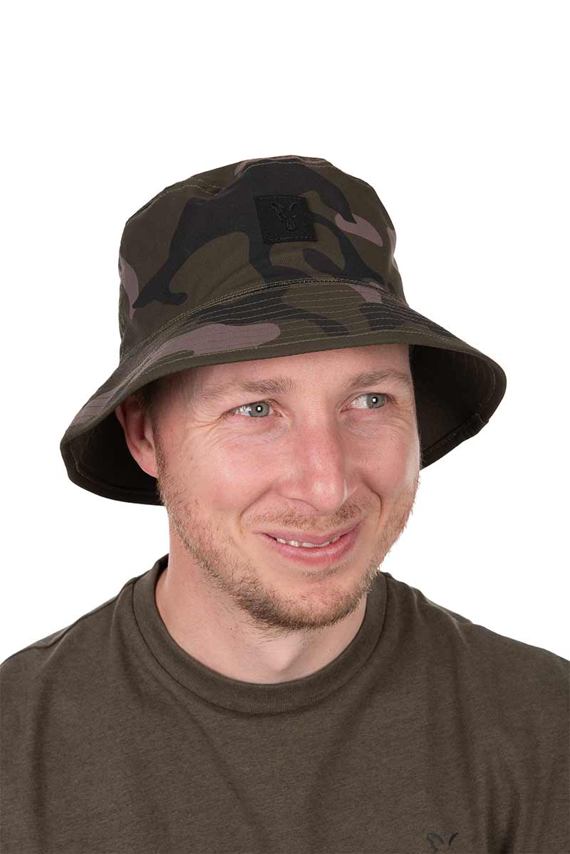 Fox Reversible Bucket Hat - Khaki/Camo