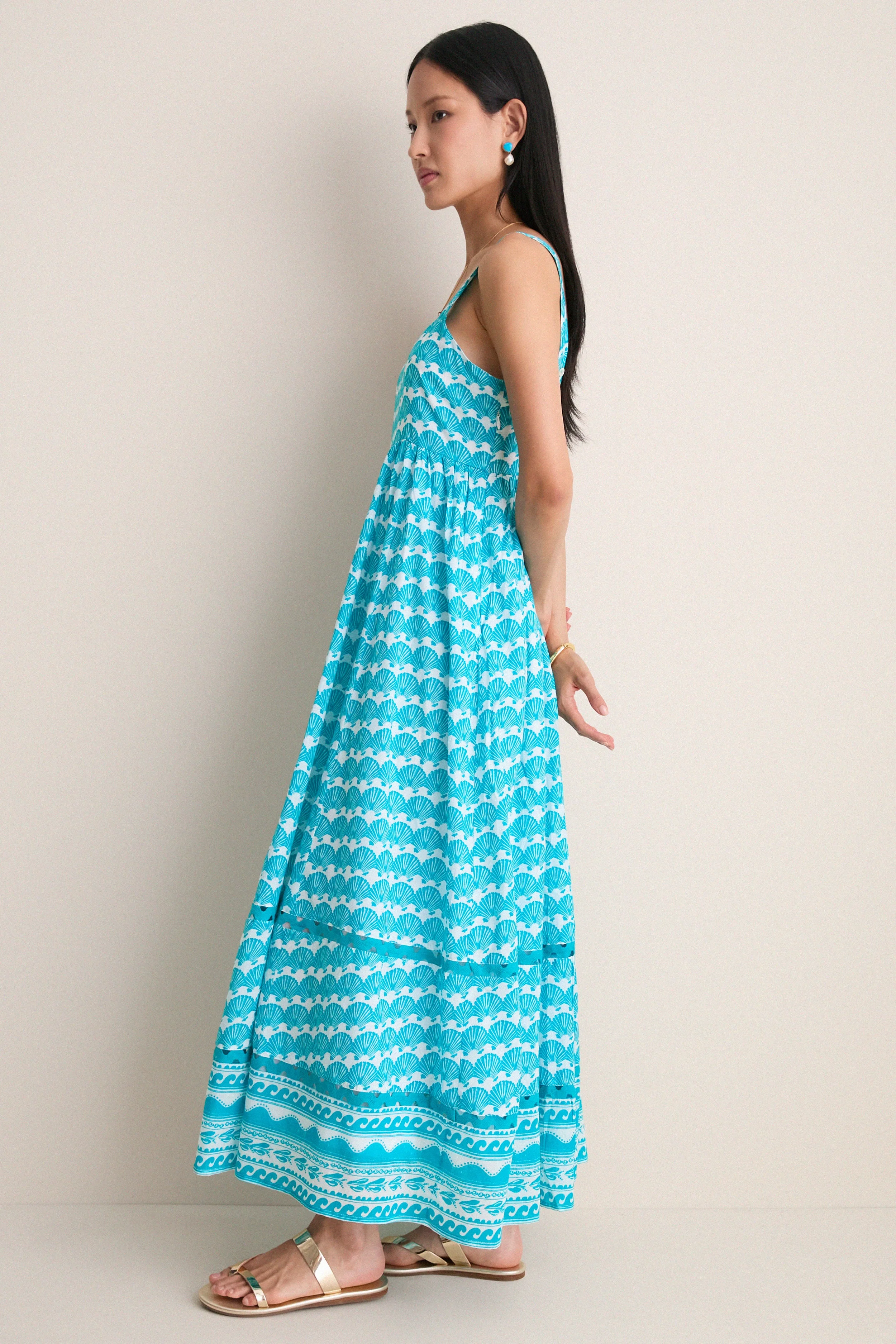 Green Isla Lily Maxi Dress