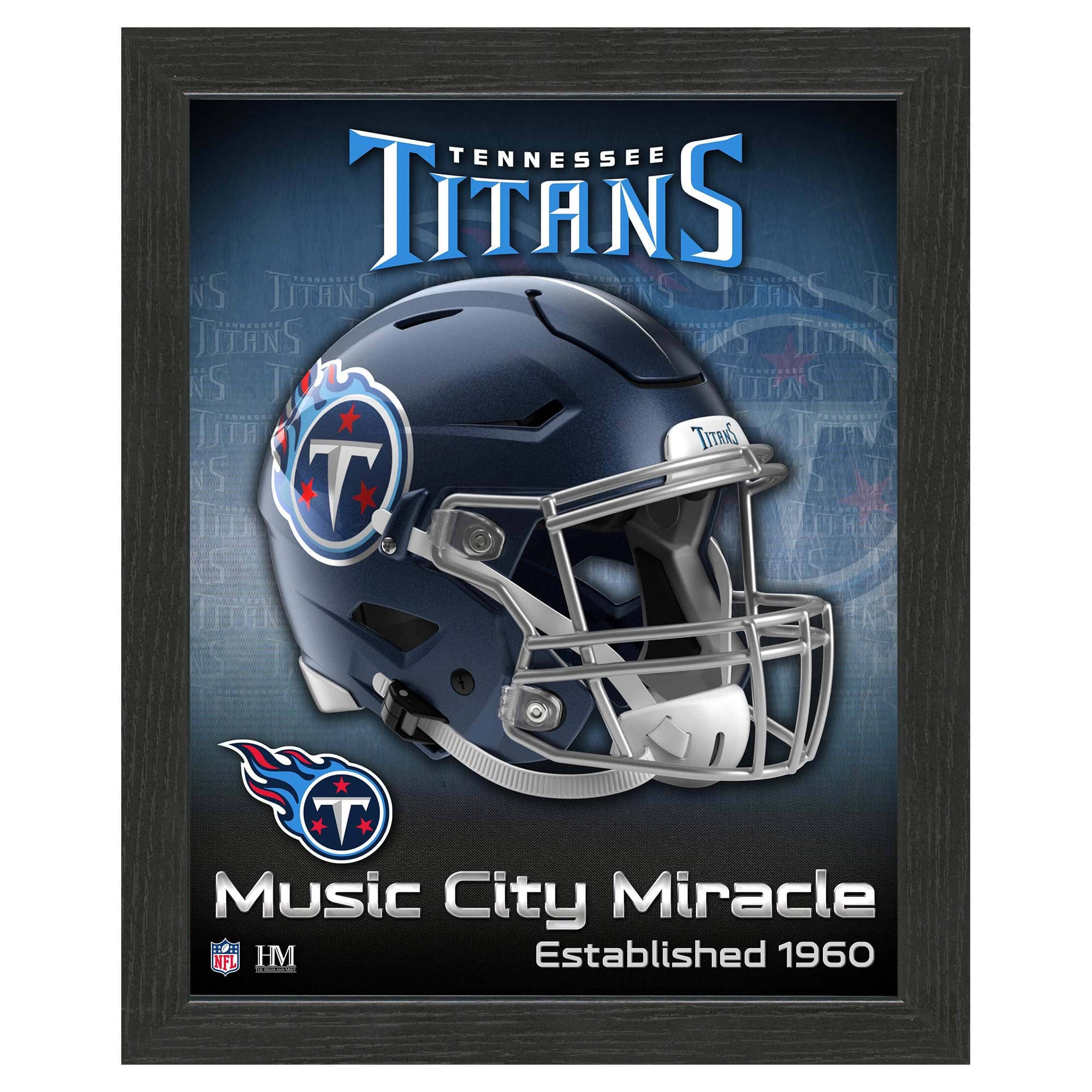 Tennessee Titans NFL Team Helmet Framed Photo