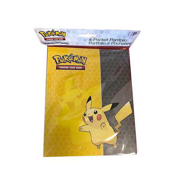 Pokemon Ultra Pro 4-Pocket Lenticular Portfolio Pikachu for 80 Cards