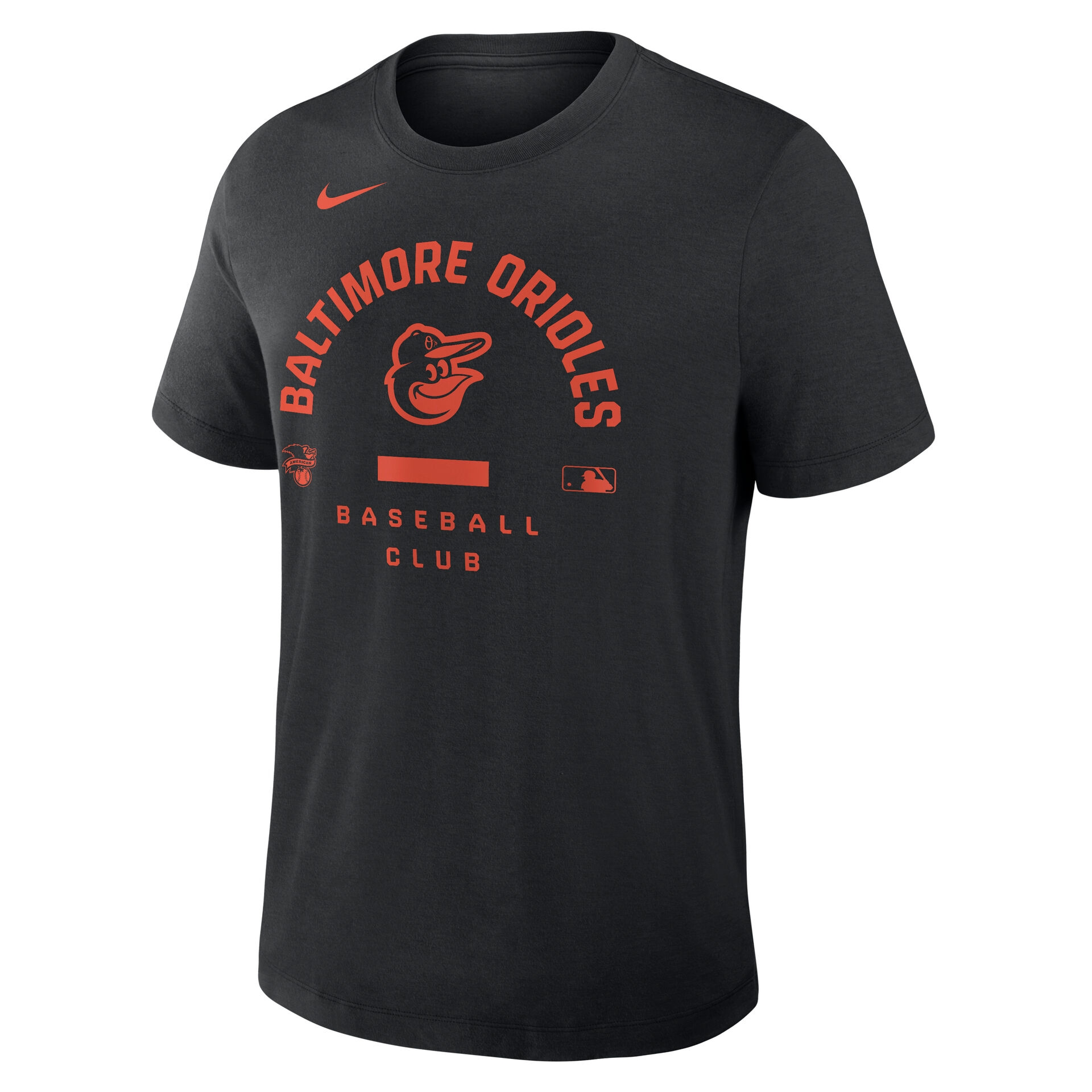 Baltimore Orioles Early Work 2026 MLB Authentic Tri-Blend T-Shirt Black