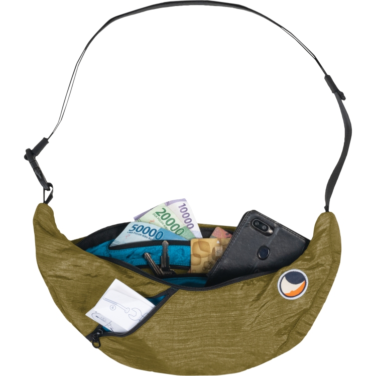 Ticket To The Moon Sling Bag 3L - Olive Brown