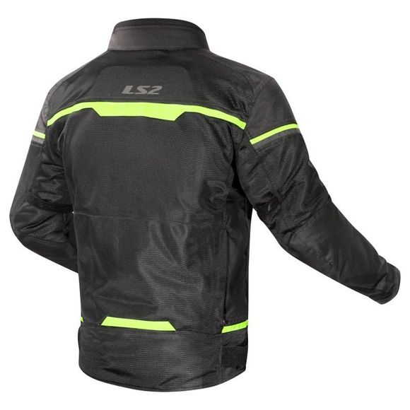 LS2 RIVA Motorcycle Jacket - Black/YellowRef: LS1346