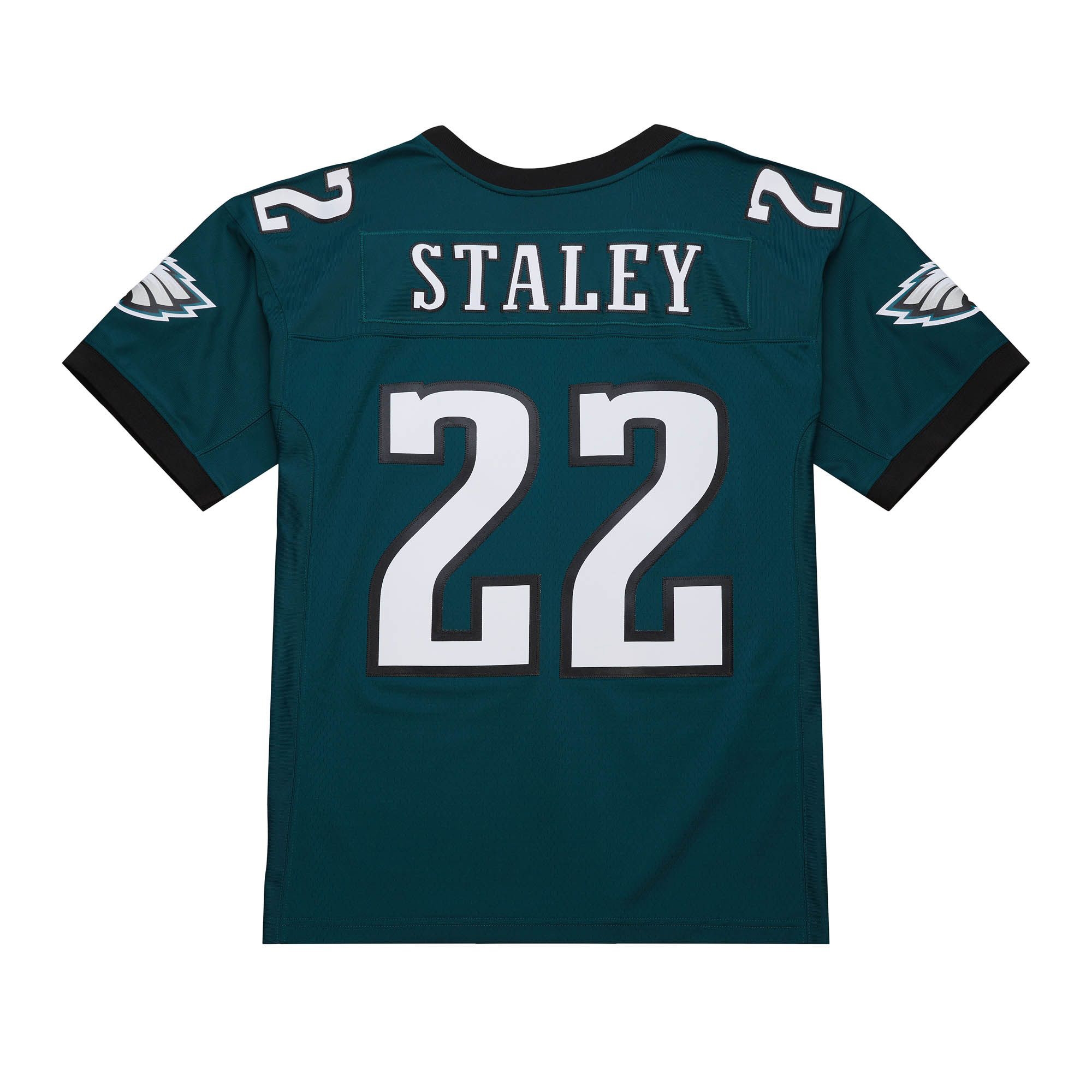 Deuce Staley #22 Philadelphia Eagles 2002 Legacy Throwback NFL Jersey Green