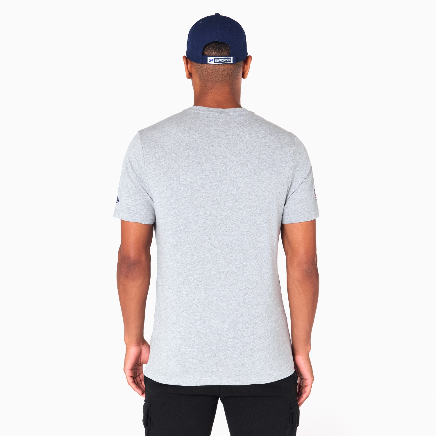Dallas Cowboys Team Logo New Era NFL T-Shirt Grey