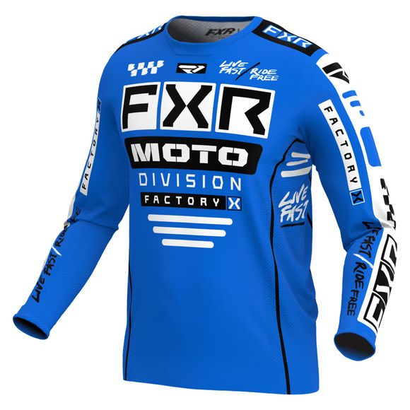 FXR PODIUM GLADIATOR 24 2024 cross jersey - Blue / BlackRef: FXR0458