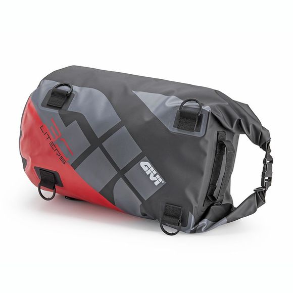Givi Bag Waterproof Roll Bag 30Lt Universal - Gray / RedRef: GI2772