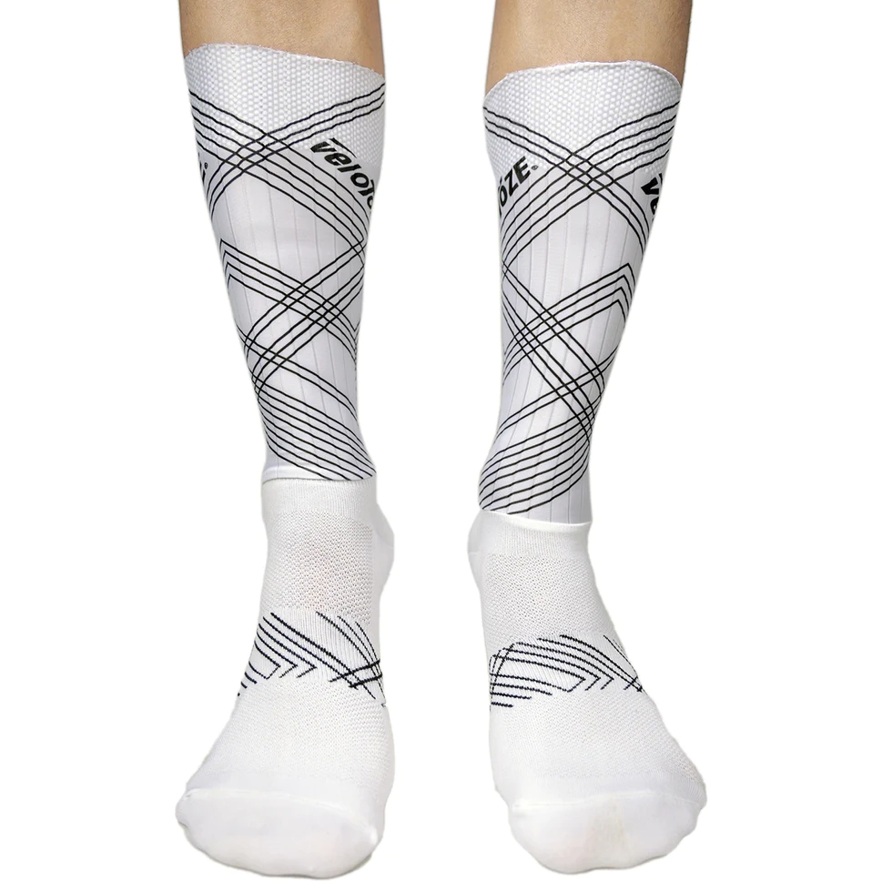 veloToze Aero Socks Extra Tall - XT - White