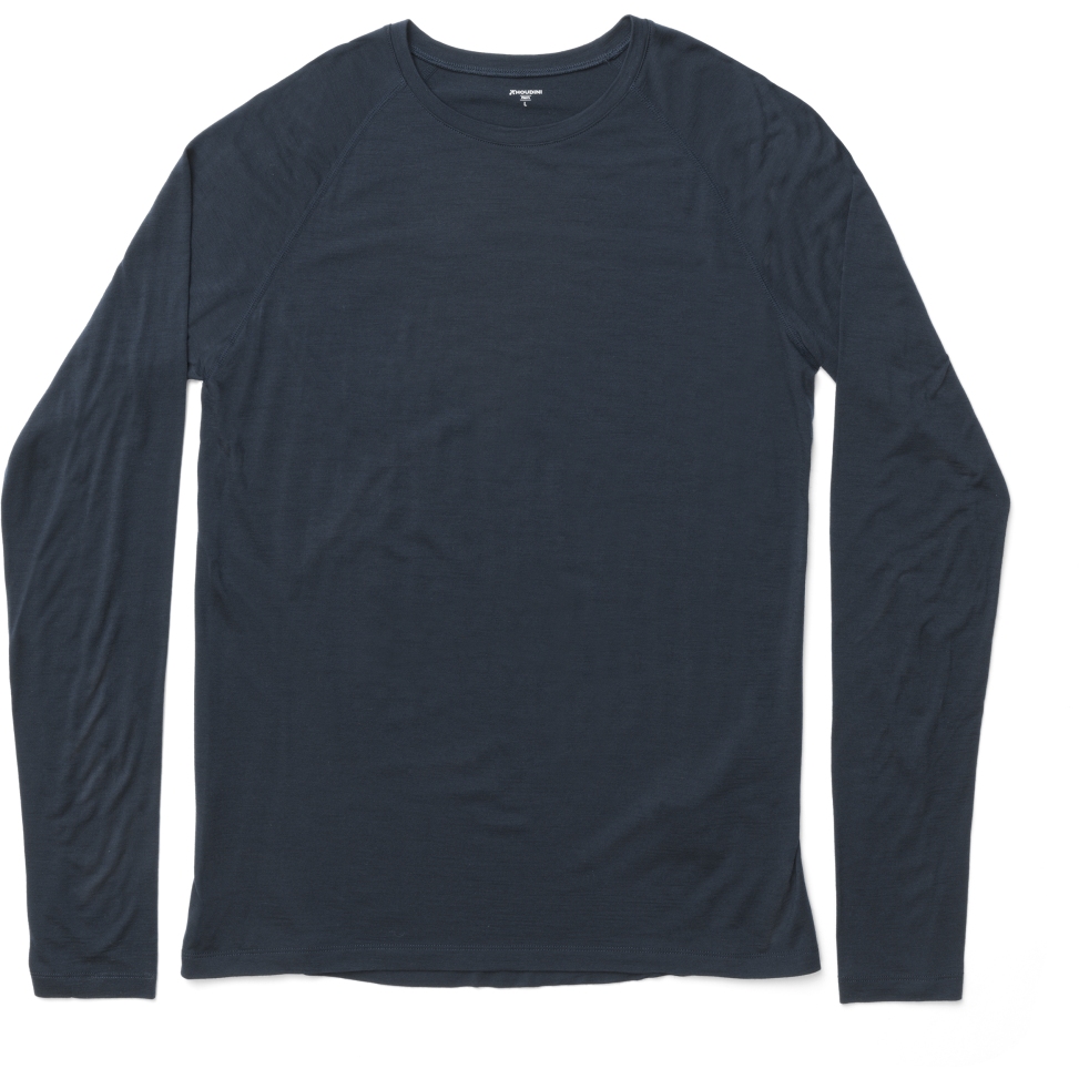 Houdini DeSoli Light Crew Long Sleeve Shirt Men - Blue Illusion