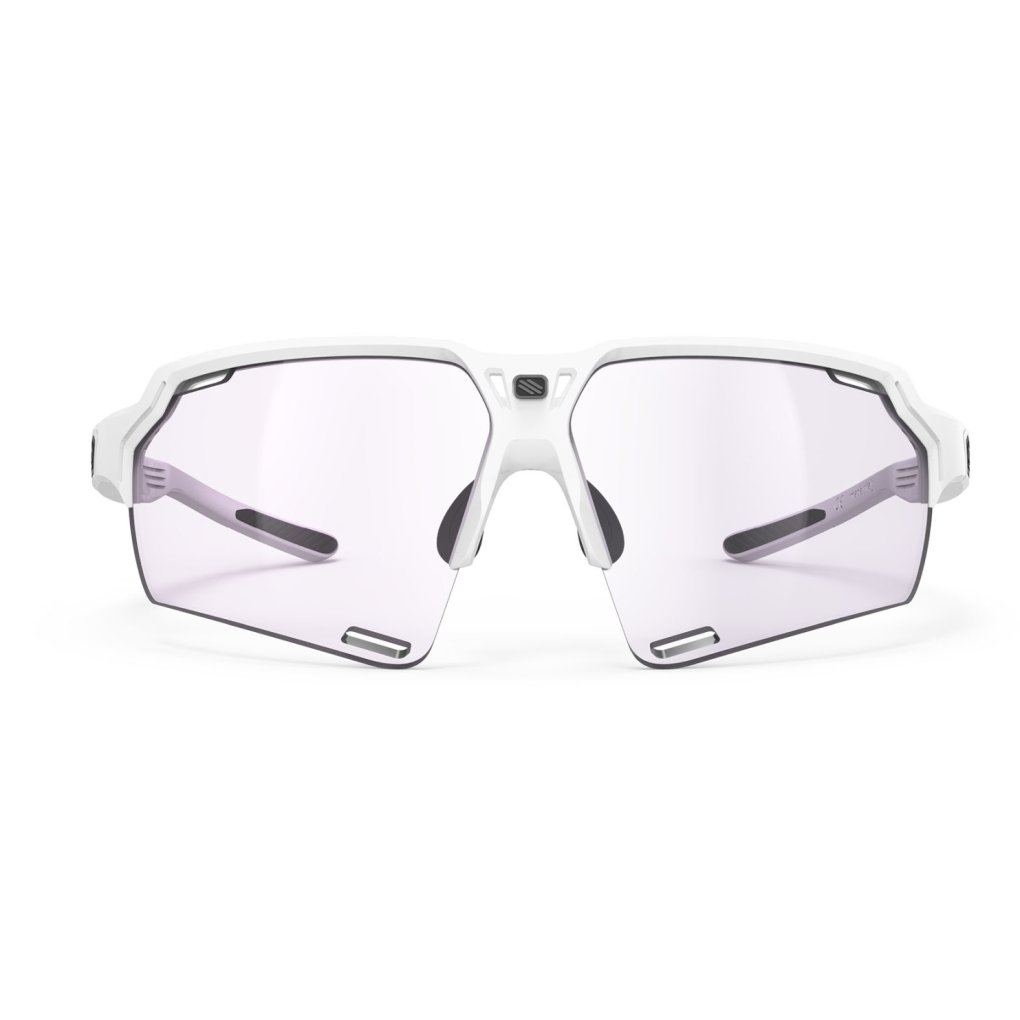 Rudy Project Deltabeat Glasses - Photochromic Lens - White Gloss/ImpactX 2 Laser Purple