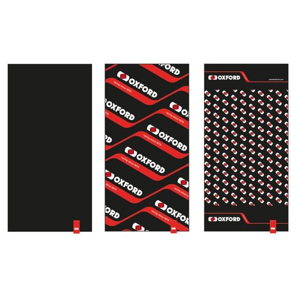 Oxford COMFY 3-PACK RACING Neck Warmer - Black/RedRef: od0433 / nw153