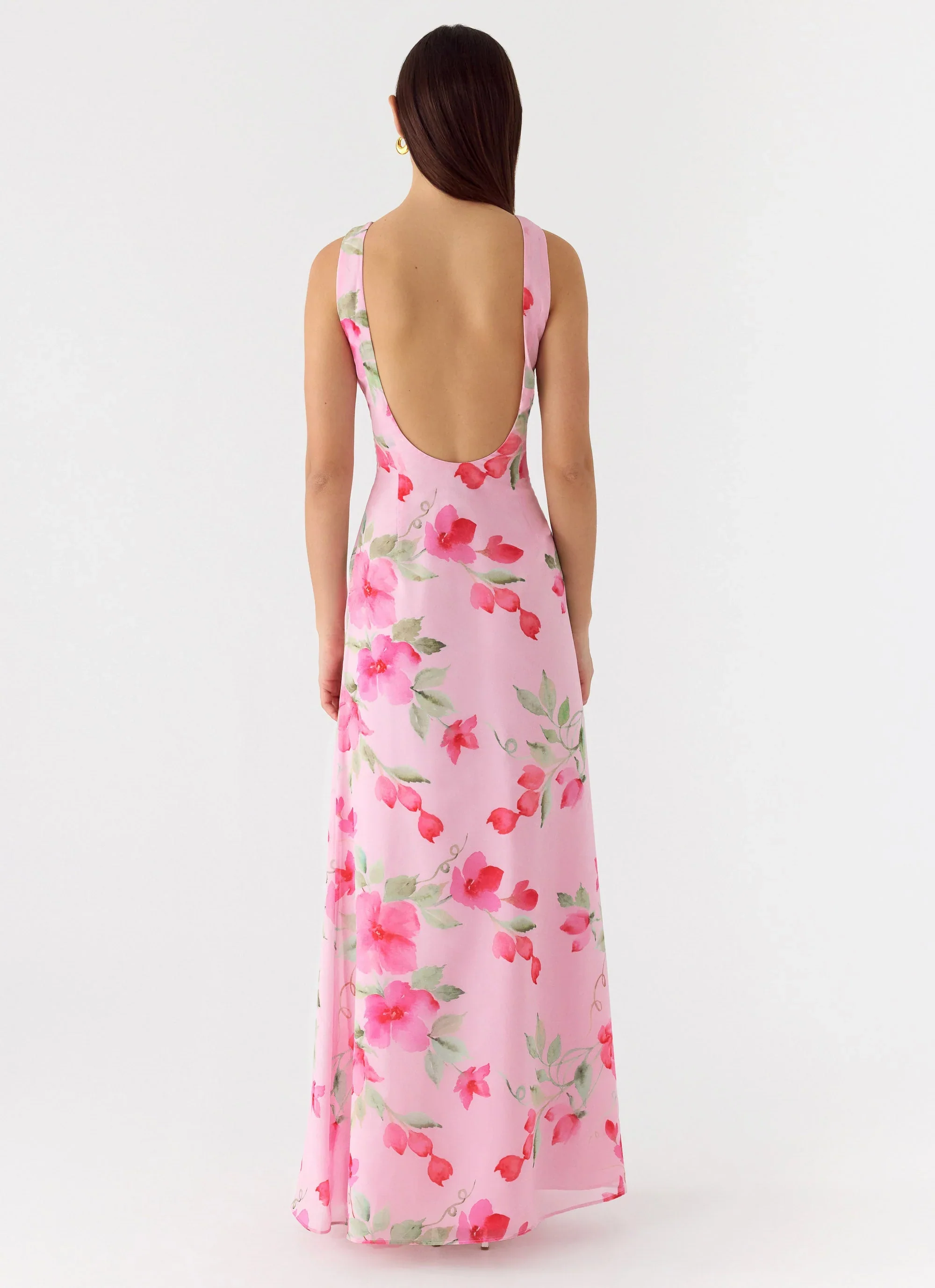 Serafim Chiffon Maxi Dress - Petal Soleil