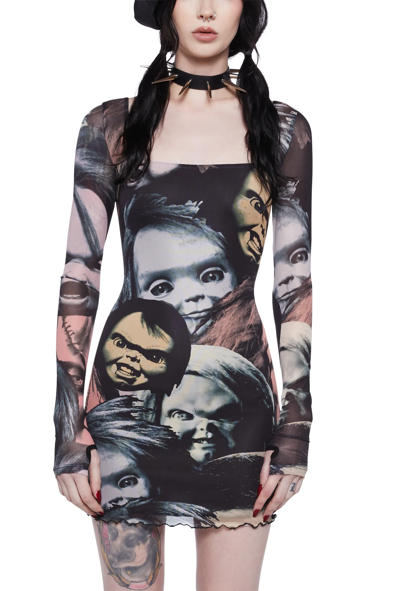 Petrified Night Mini Dress