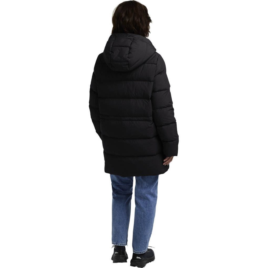 Jack Wolfskin Frozen Palace Long Down Jacket Women Rds - black