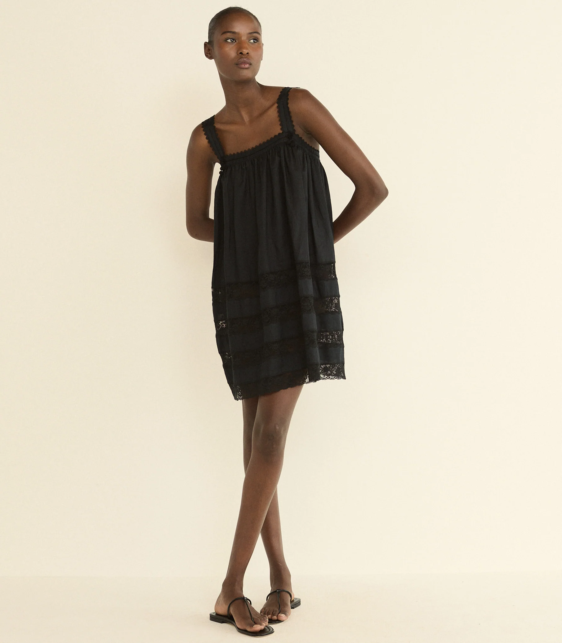 Aloise Mini Dress - Black