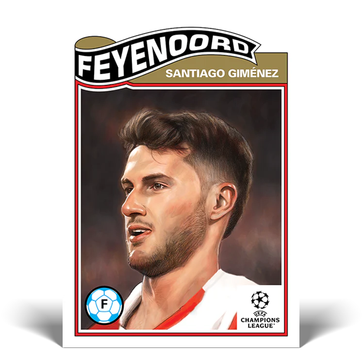 Topps UK - UCC Living Set Card #598 - Santiago Giménez