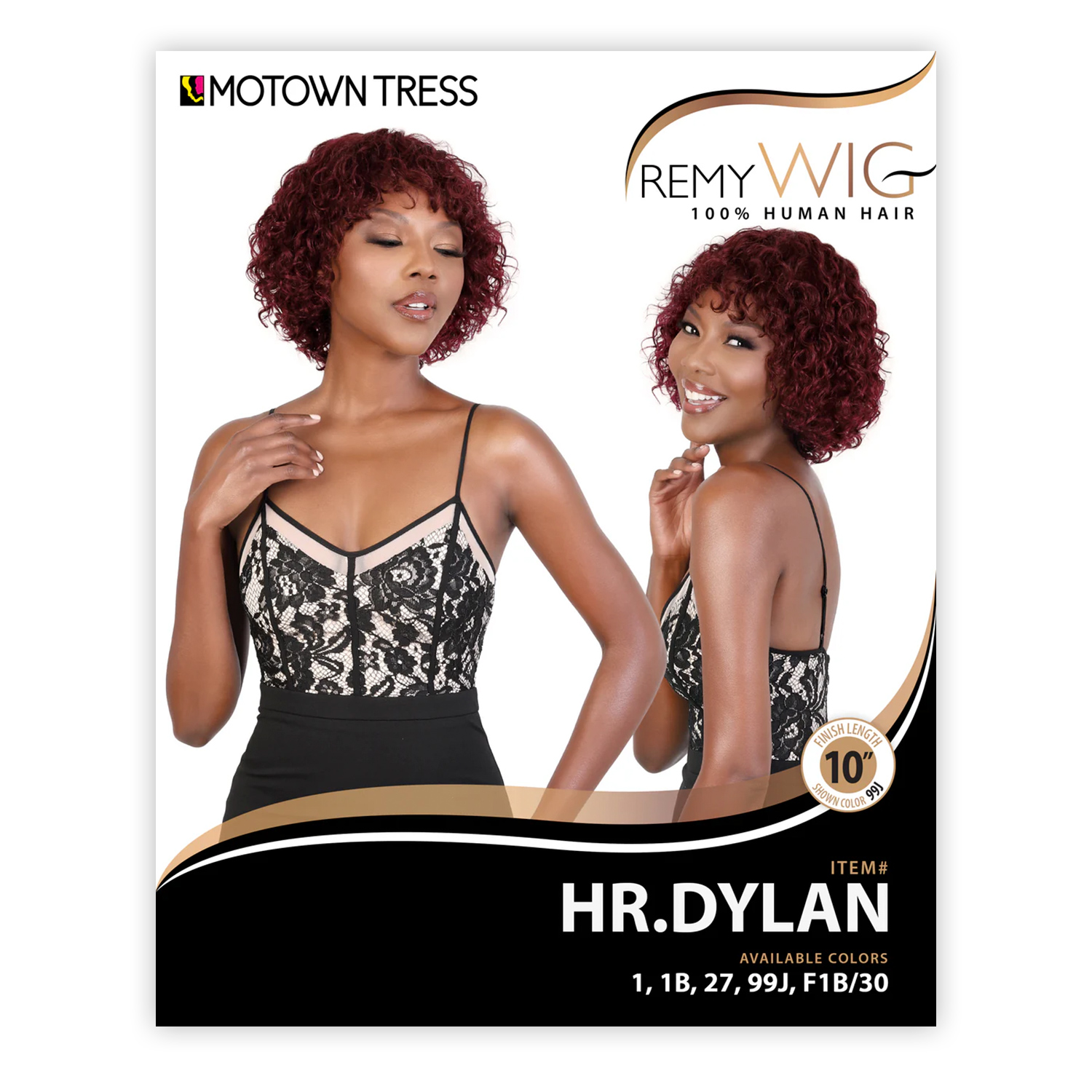 Motown Tress Remy Human Hair Wig HR.Dylan