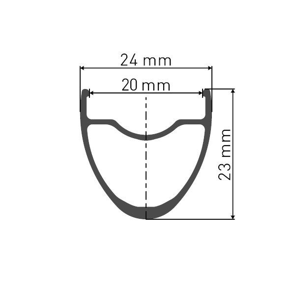 DT Swiss PR 1600 SPLINE 23 Rear Wheel - 28