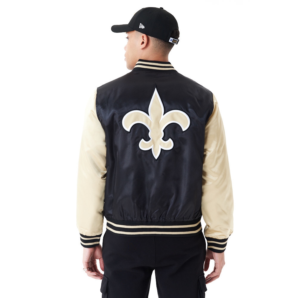 New Orleans Saints Satin New Era NFL Bomber Jacket