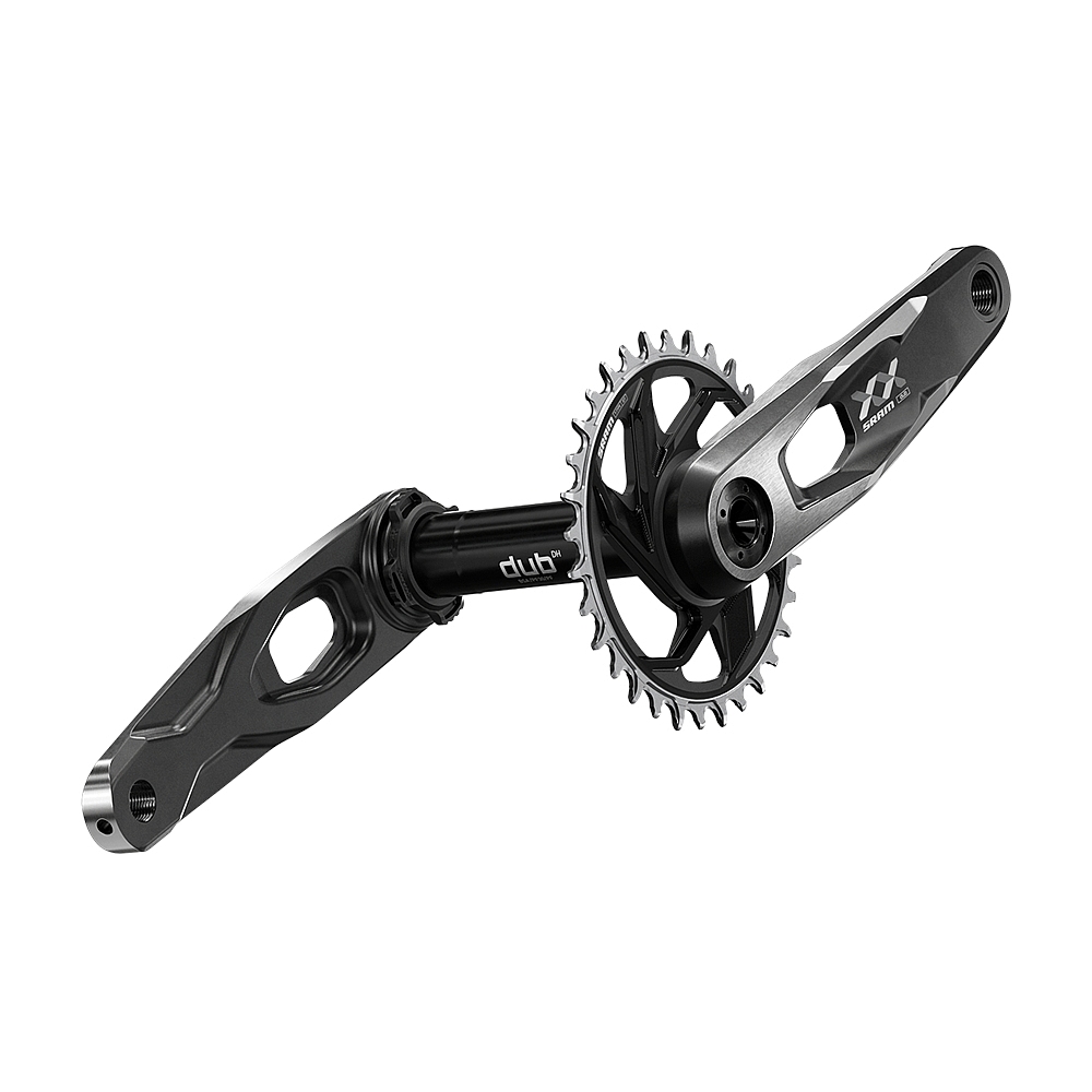 SRAM XX DH Crankset | DUB Wide | 12-speed | T-Type | Direct Mount - Chainline 55 | black