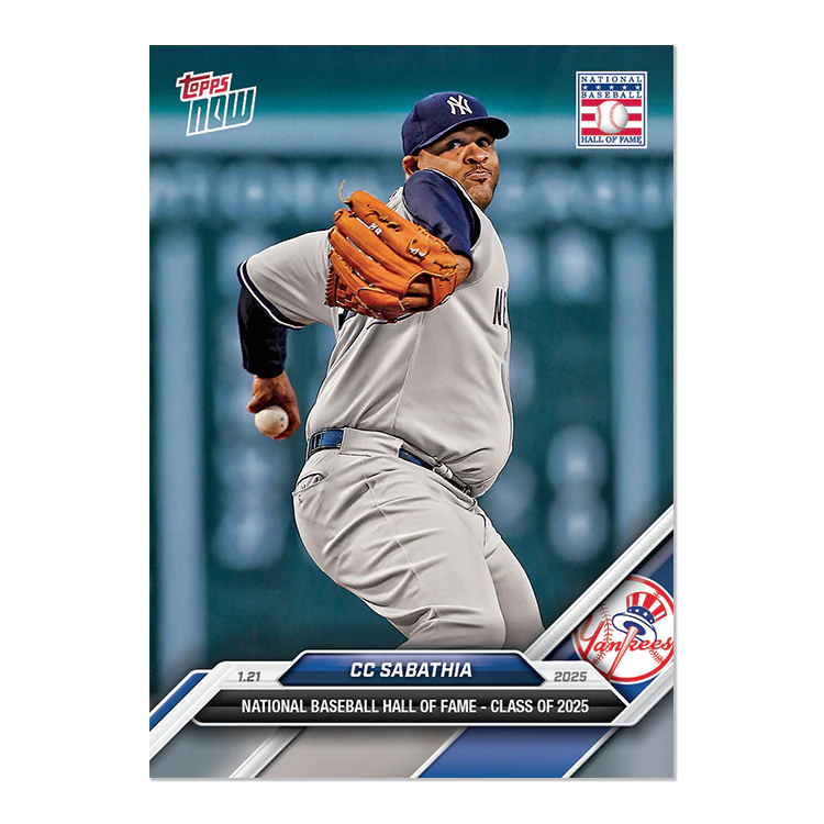 CC Sabathia - 2024 MLB Topps NOW® Card OS-15 - LOOK FOR AUTOS