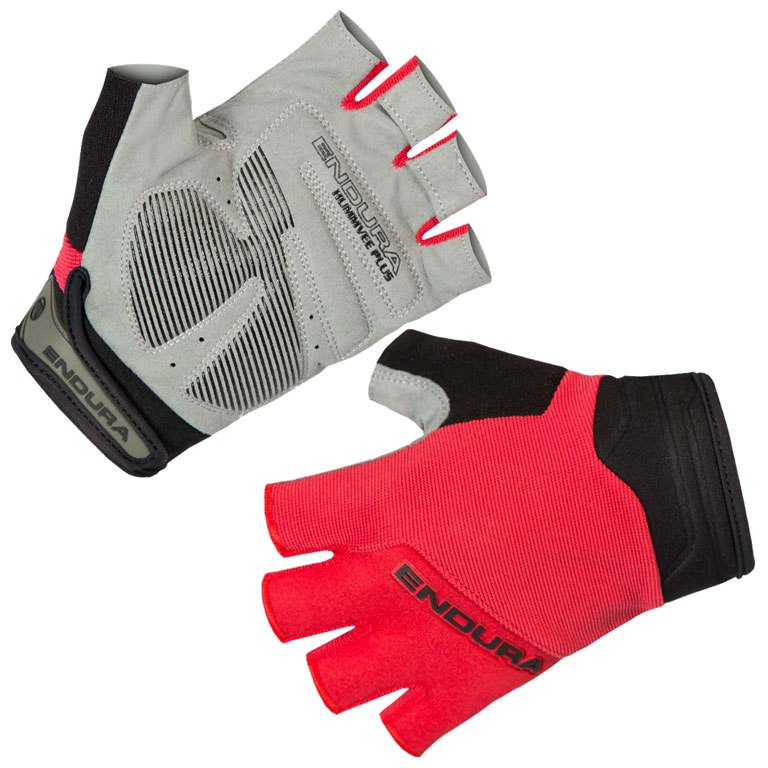 Endura Hummvee Plus II Short Finger Gloves - red