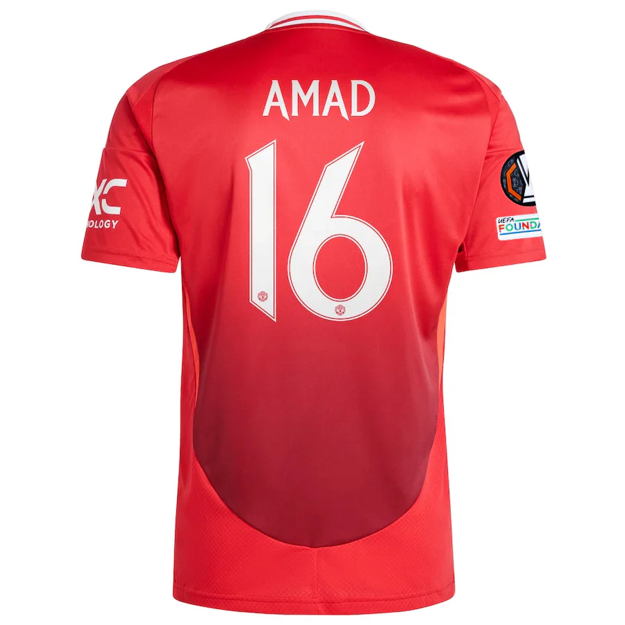Manchester United Amad Diallo Home Jersey w/ Europa League Patches 24/25 (MUFC Red)
