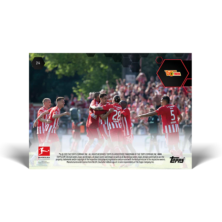 Topps UK - Champions League at the Stadion An der Alten Försterei! - Bundesliga TOPPS NOW® Card #214