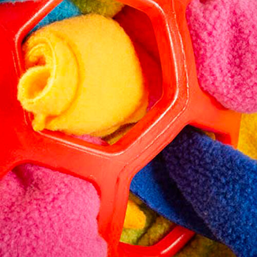 Duvo+ Sniff and Snack Ball - 14 x 14 x 14 cm - Multicoloured