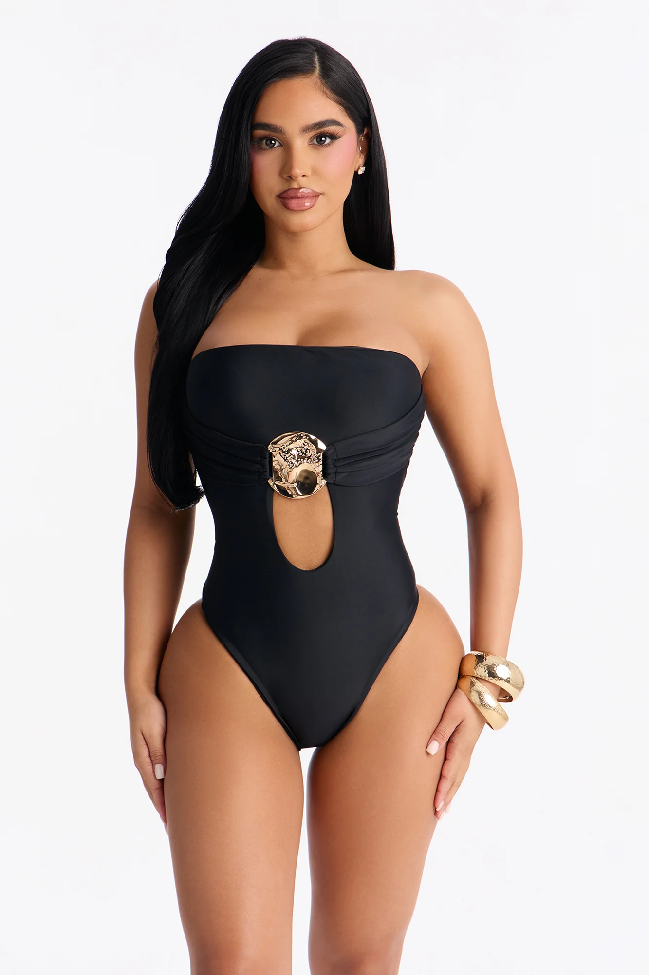 Pool Crush 1 Piece Swimsuit - Black
