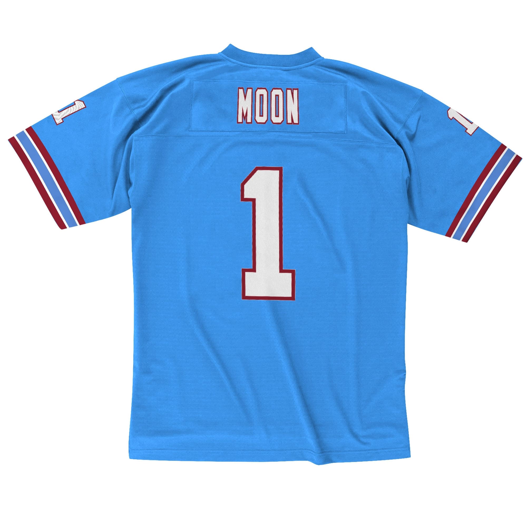 Warren Moon #1 Houston Oilers Mitchell & Ness Throwback NFL Jersey Blue