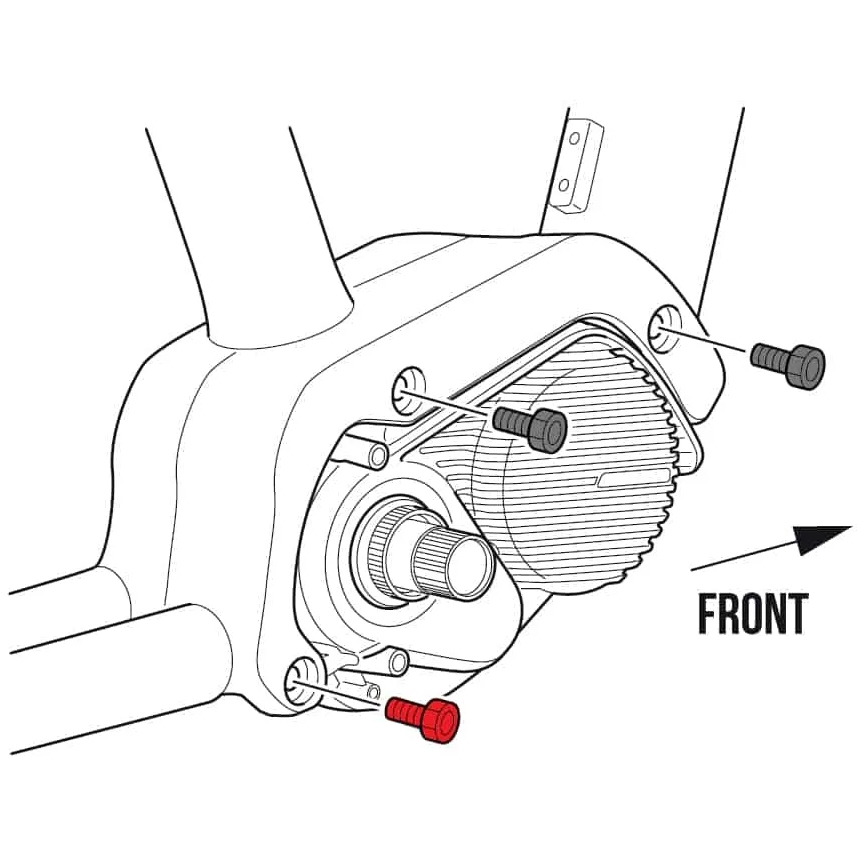 Burgtec Titanium Bolts for Yeti E-Bike Motor
