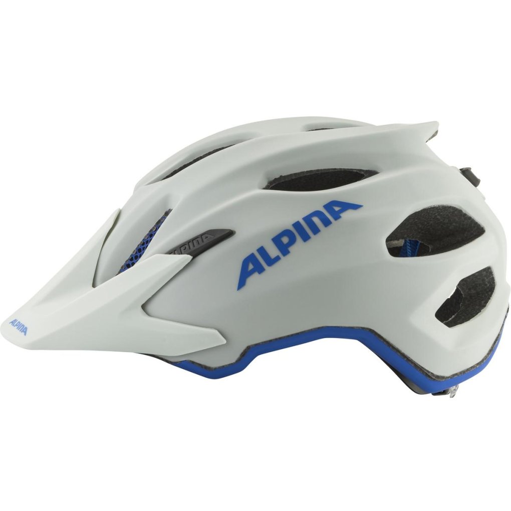 Alpina Carapax JR. Kids Helmet - smoke-grey blue matt