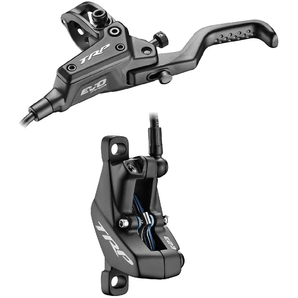 TRP EVO Pro Hydraulic Disc Brake I 4-Piston - Set (Front + Rear) | black