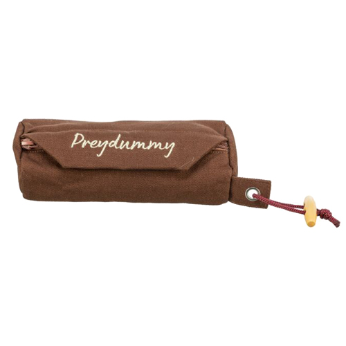 Trixie Dog Activity Prey Dummy - Brown with blue loop - ø 6 × 14cm