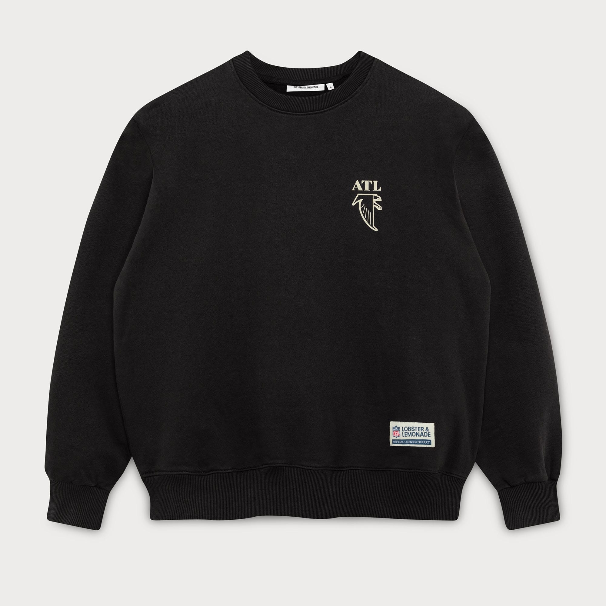 Atlanta Falcons L&L '96 Classics NFL Crew Sweater Black